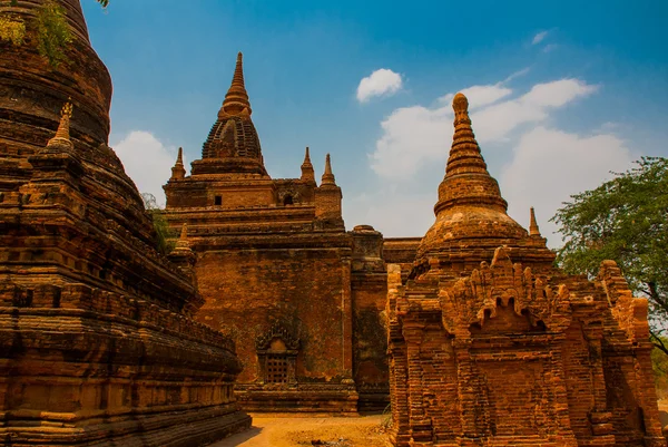 Starověké chrámy v Bagani, Myanmar — Stock fotografie