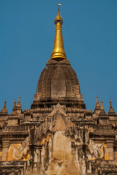 Oude tempels in zakjes, myanmar — Stockfoto