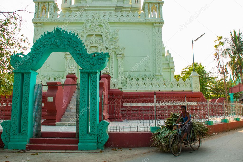Pagoda. Amarapura, Myanmar. Burma.