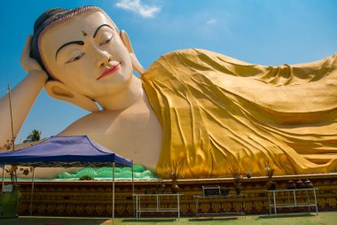 Mya Tha Lyaung yatan Buda. Bago. Myanma. Burma.