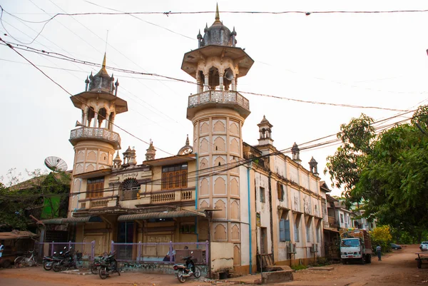 Mesquita muçulmana. Bago em Myanmar. Birmânia . — Fotografia de Stock