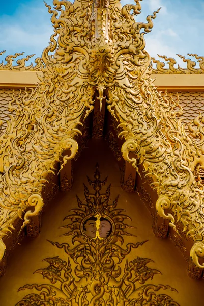 Der goldene Palast. Toilette. chiang rai, thailand. — Stockfoto