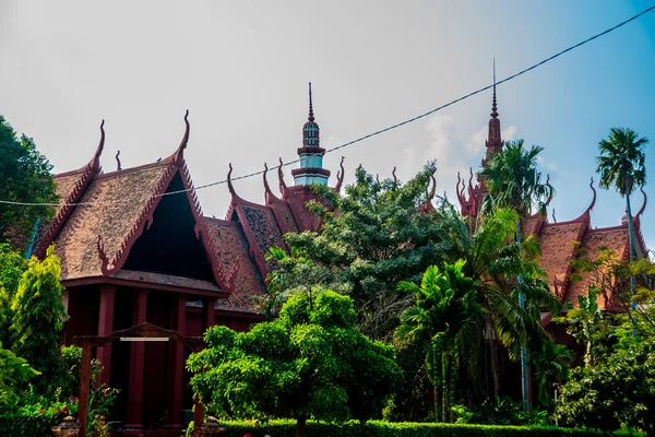A kambodzsai Nemzeti Múzeum. Sala Rozália. Phnompen, Kambodzsa — Stock Fotó