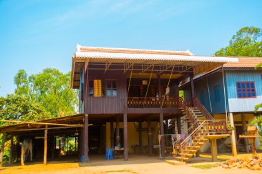 Konut ev Kamboçya'da küçük bir kasaba.