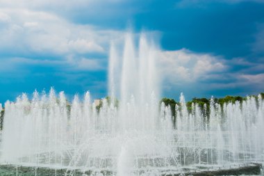 Tsaritsyno Park, yaz, gün. Büyük çeşme. Moscow, Rusya Federasyonu.