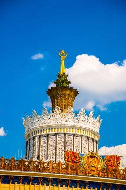 Güzel bir köşk. Enea,Vdnh,Vvc. Moscow, Rusya Federasyonu