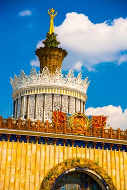 Güzel bir köşk. Enea,Vdnh,Vvc. Moscow, Rusya Federasyonu