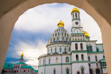 Novospassky Manastırı. Kurtarıcı yeni Manastırı. Rusya. Istra.