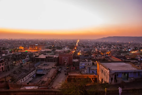 Pohled na město Jaipur. Indie. — Stock fotografie