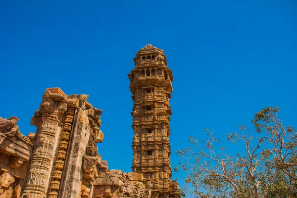 Chittorgarh Fort, Rajasthan, Hindistan. — Stok fotoğraf