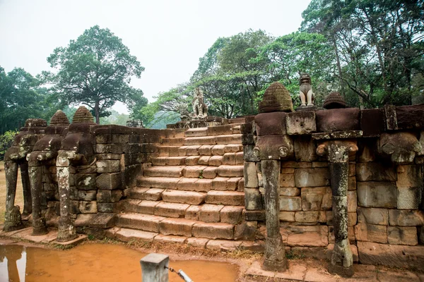 La terrazza degli elefanti.Il complesso templare di Angkor . — Foto Stock