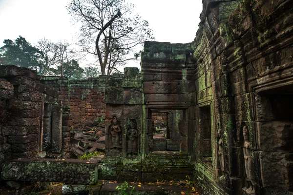 Храм комплекс Angkor.Cambodia. — стокове фото