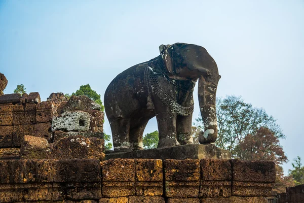 象の記念碑。アンコールの寺院の複合体. — ストック写真