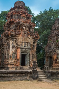 Angkor.Cambodia Preah Ko.The tapınak kompleksi