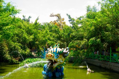 Ho Chi Minh City, Vietnam, Saygon Suoi Tien parkta.