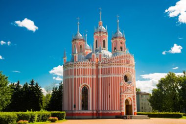 Chesme kilise. Kilise St John Baptist Chesme sarayda Saint Petersburg, Rusya Federasyonu