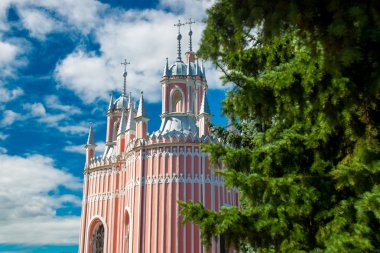 Chesme kilise. Kilise St John Baptist Chesme sarayda Saint Petersburg, Rusya Federasyonu