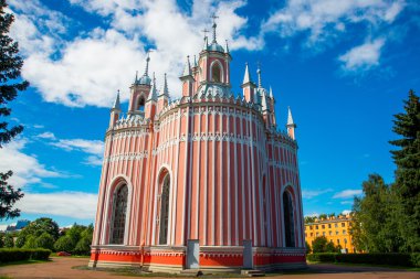 Chesme kilise. Kilise St John Baptist Chesme sarayda Saint Petersburg, Rusya Federasyonu