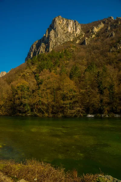 Matka Canyon Región Skopje Macedonia Del Norte Vista Cañón Matka —  Fotos de Stock