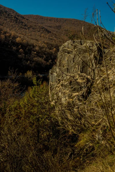 Matka Canyon Región Skopje Macedonia Del Norte Vista Cañón Matka —  Fotos de Stock