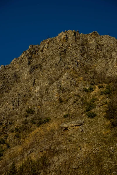 Matka Canyon Skopje Rejon Kuzey Macedonia Matka Kanyonu Manzarası Ülkedeki — Stok fotoğraf