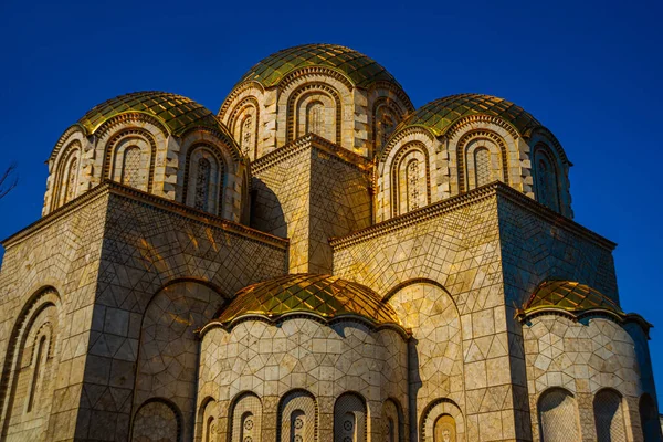 Skopje Nord Macedonia Chiesa Dei Santi Costantino Elena Bella Chiesa — Foto Stock