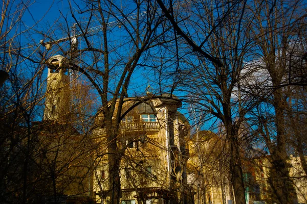 Skopje Severní Macedonie Kostel Konstantina Eleny Krásný Pravoslavný Kostel Centru — Stock fotografie