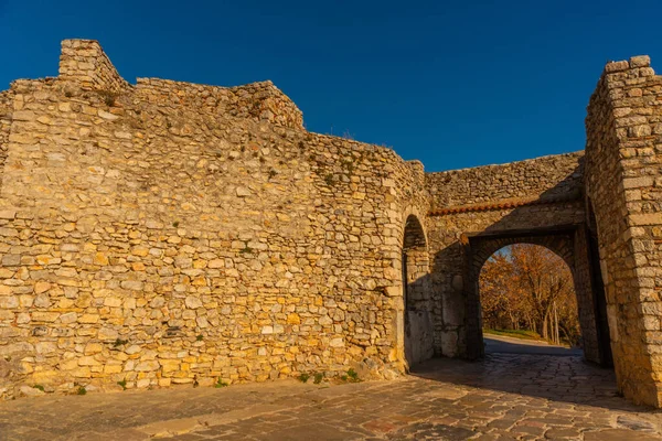 Ohrid Macédoine Nord Ancienne Entrée Mur Vieille Ville Ohrid Site — Photo