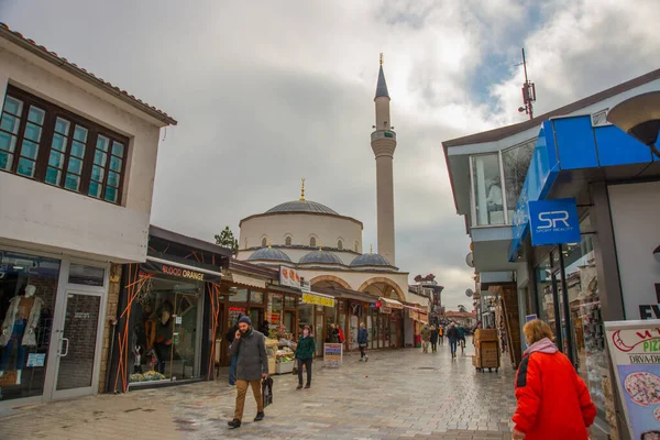 Ohrid North Macedonia Old Turkish Bazaar Ali Pasha Mosque Casino — Stock Photo, Image