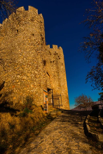 Ohrid North Macedonia 北マケドニアのユネスコ世界遺産に登録されているオフリドにあるサミュエル王またはサミュエル王の要塞 — ストック写真