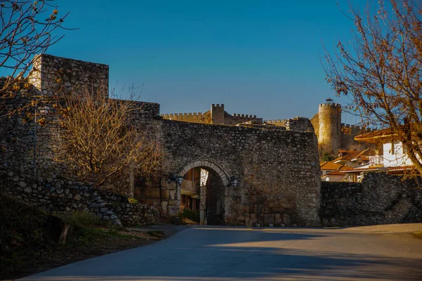 Ohrid Macedonia Del Nord Fortezza Vecchia Ingresso Alla Città Vecchia — Foto Stock