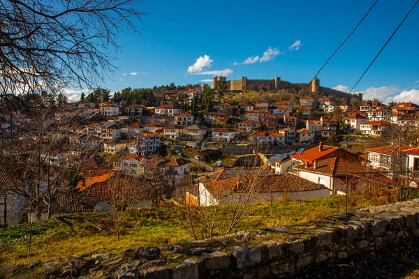 Ohrid Macedonia Del Nord Fortezza Vecchia Samuele Fortezza Samuele Ohrid — Foto Stock