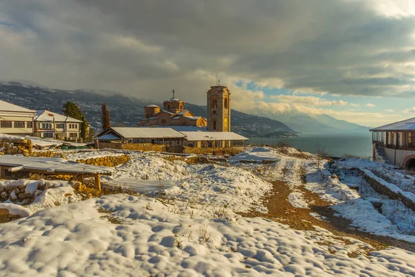 Ohrid North Macedonia Aziz Clement Panteleimon Kilisesi Veya Crkva Sveti — Stok fotoğraf