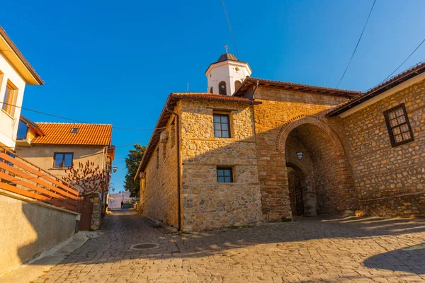 Ohrid Macédoine Nord Église Mère Dieu Perivleptos Sveta Bogorodica Avec — Photo