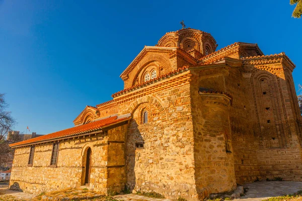 Orid Macedonia Del Nord Chiesa Madre Dio Perivleptos Sveta Bogorodica — Foto Stock