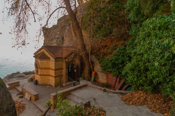 Ohrid Macedonia Del Nord Bella Chiesetta Della Natività Della Santissima — Foto Stock