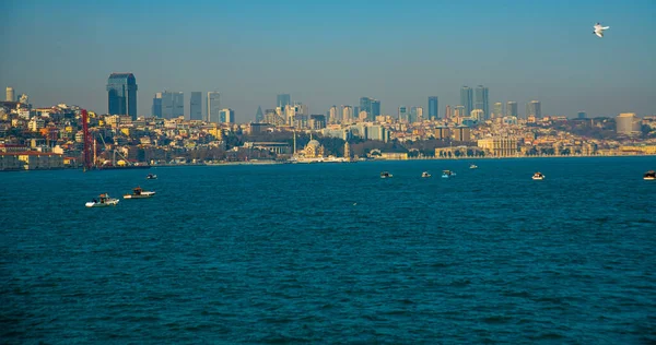Istanbul Turchia Bella Vista Sulla Città Istanbul Con Tempo Soleggiato — Foto Stock