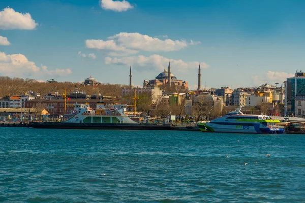 Istanbul Turkey Krásný Výhled Město Istanbul Slunečného Počasí Turistický Výlet — Stock fotografie