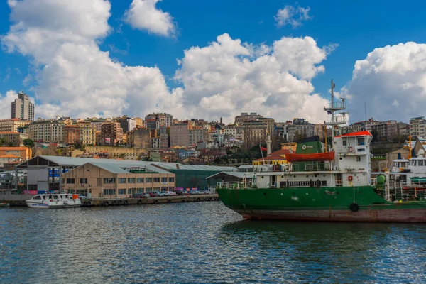 Istanbul Turkey Landskap Med Utsikt Över Staden Istanbul Och Bosporen — Stockfoto