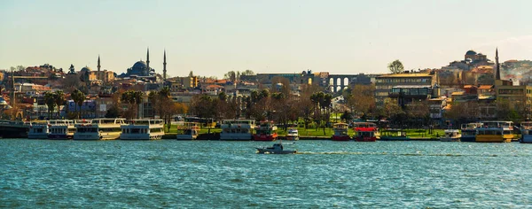 Istanbul Turchia Bella Vista Sulla Città Istanbul Con Tempo Soleggiato — Foto Stock