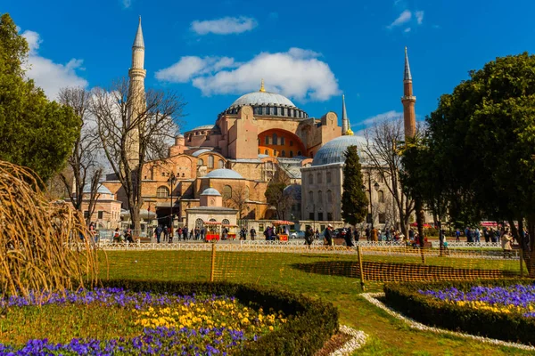 Istanbul Turquia Abril 2020 Hagia Sophia Famoso Edifício Histórico Istambul — Fotografia de Stock