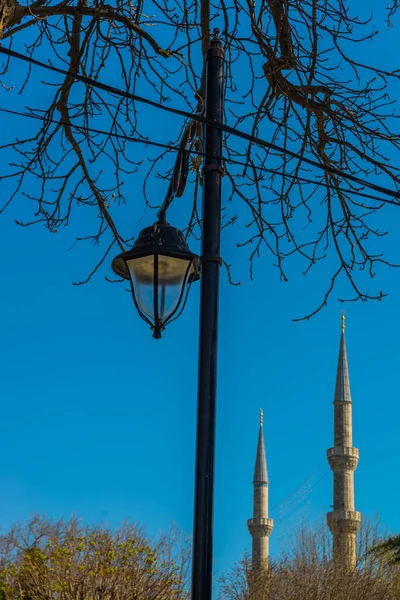 Istanbul Turkey Beautiful View Famous Blue Mosque Center Istanbul — Stock Photo, Image