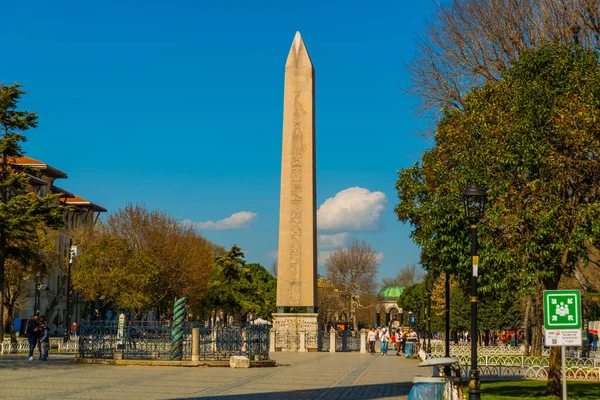 Stanbul Turkey Stanbul Sultanahmet Meydanı Türkiye Theodosius Yılan Sütunu Obelisk — Stok fotoğraf