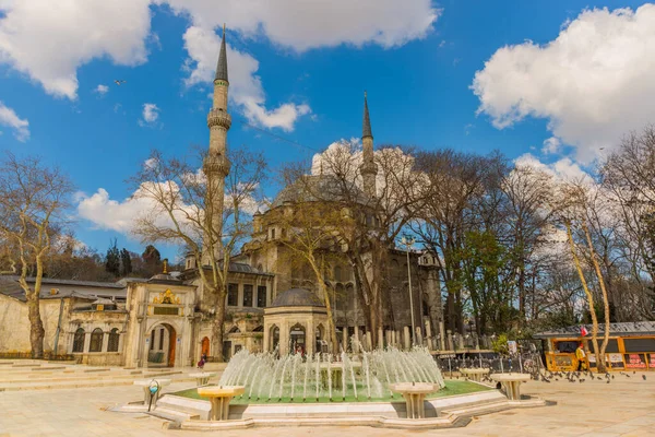 Istanbul Turkey Mooie Eyup Sultan Moskee Eyup District Istanbul Een — Stockfoto