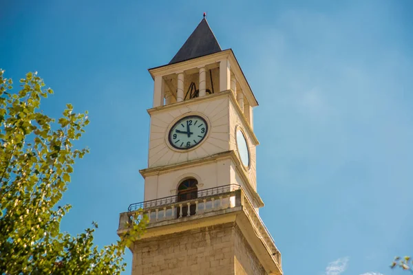 Tirana Albania Old Clock Tower City Center Tirana — Stock fotografie