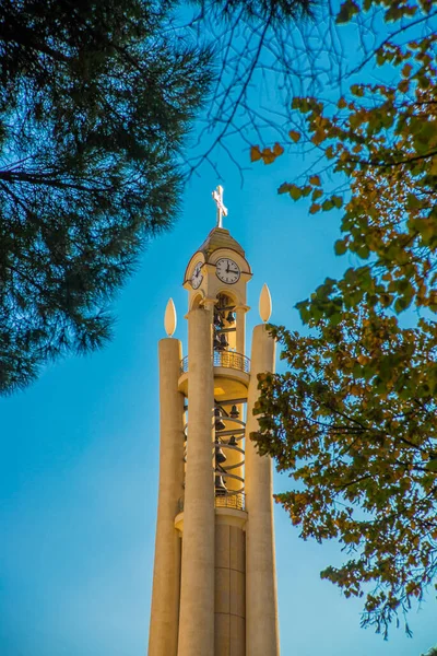 Tirana Albânia Ressurreição Cristo Catedral Ortodoxa Maior Igreja Ortodoxa Albânia — Fotografia de Stock