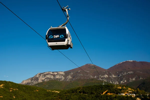 Tirana Fania Dajti Express Dajti Ekspres Gondola Lift Dajti Mountain — стоковое фото