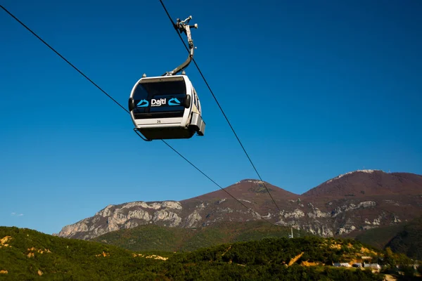 Tirana Albânia Elevador Gôndola Dajti Express Dajti Ekspres Para Montanha — Fotografia de Stock