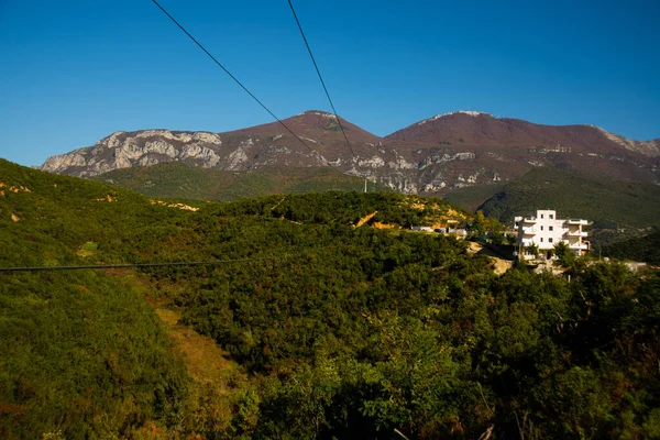 Tirana Fania Dajti Express Dajti Ekspres Gondola Lift Dajti Mountain — стоковое фото