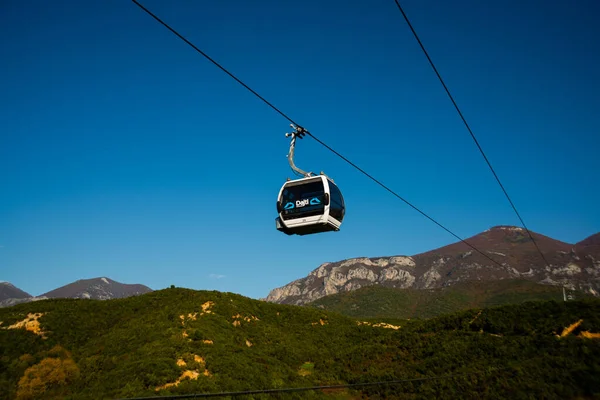 Tirana Albania Dajti Express Nebo Dajti Ekspres Lanovka Horu Dajti — Stock fotografie